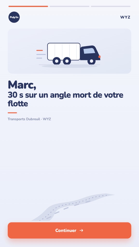 Primer contacto, écran 1